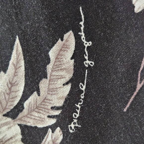 Spiritual Gangster Maya Kimono Robe Cardigan OS Black Cream Floral Layering - Picture 12 of 13